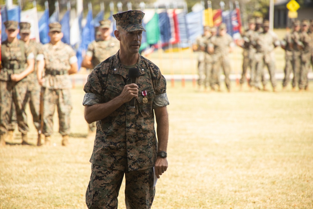 Headquarters Battalion, MCBH Change of Command Ceremony