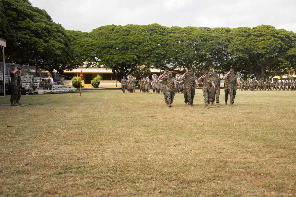 Headquarters Battalion, MCBH Change of Command Ceremony