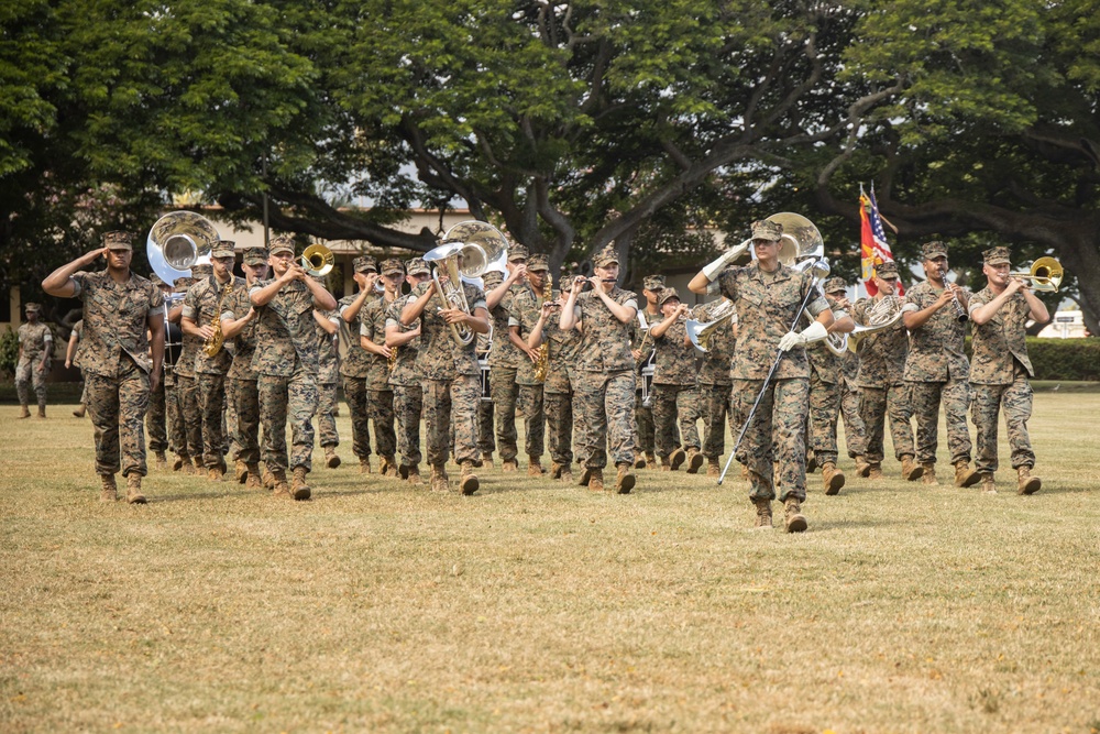 Headquarters Battalion, MCBH Change of Command Ceremony