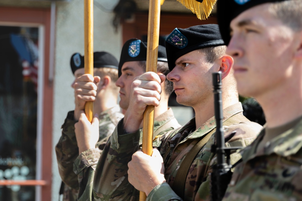 4th Infantry Division, NATO Allies, demonstrate solidarity during Estonian Victory Day parade