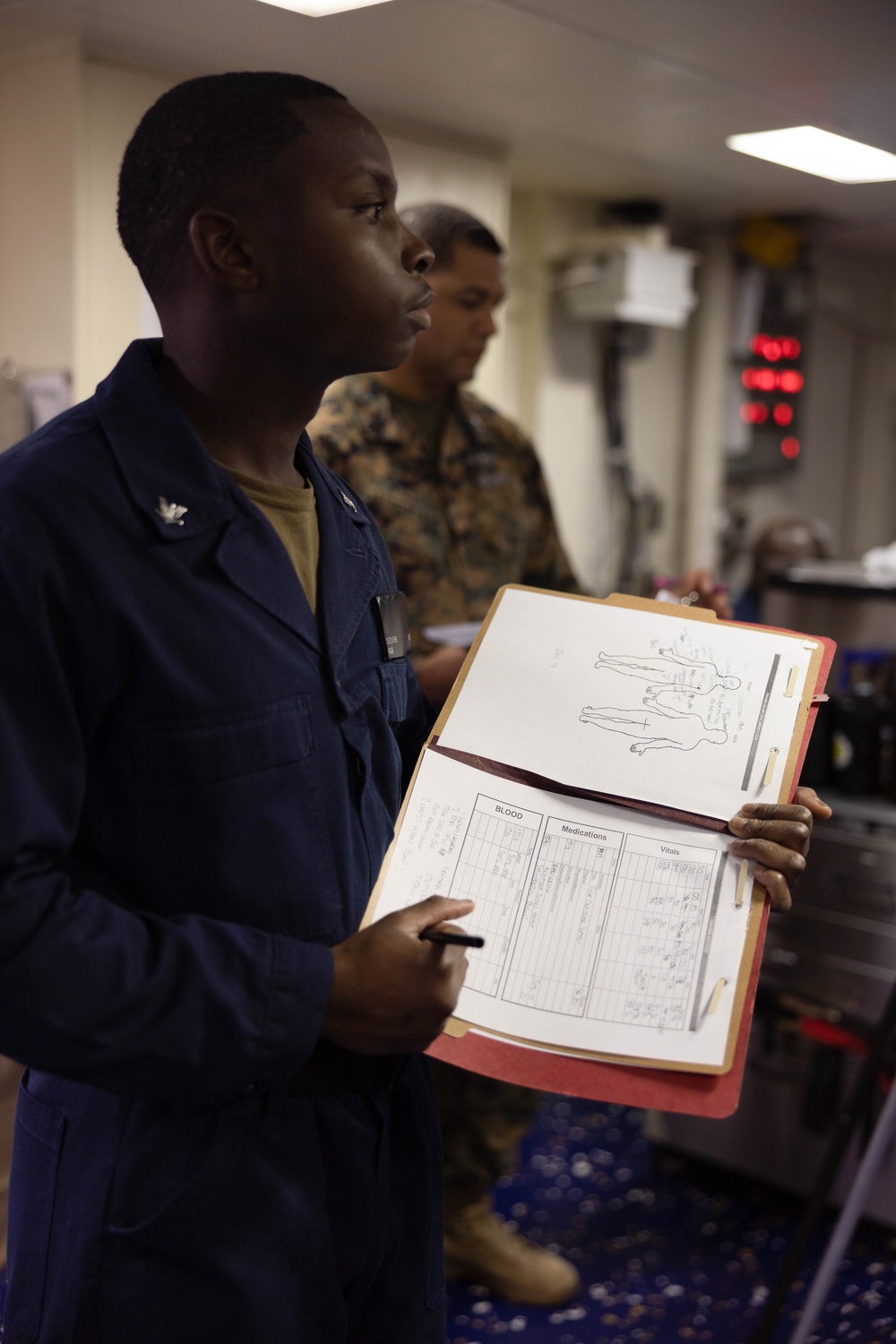 Mass Casualty Exercise on the USS America