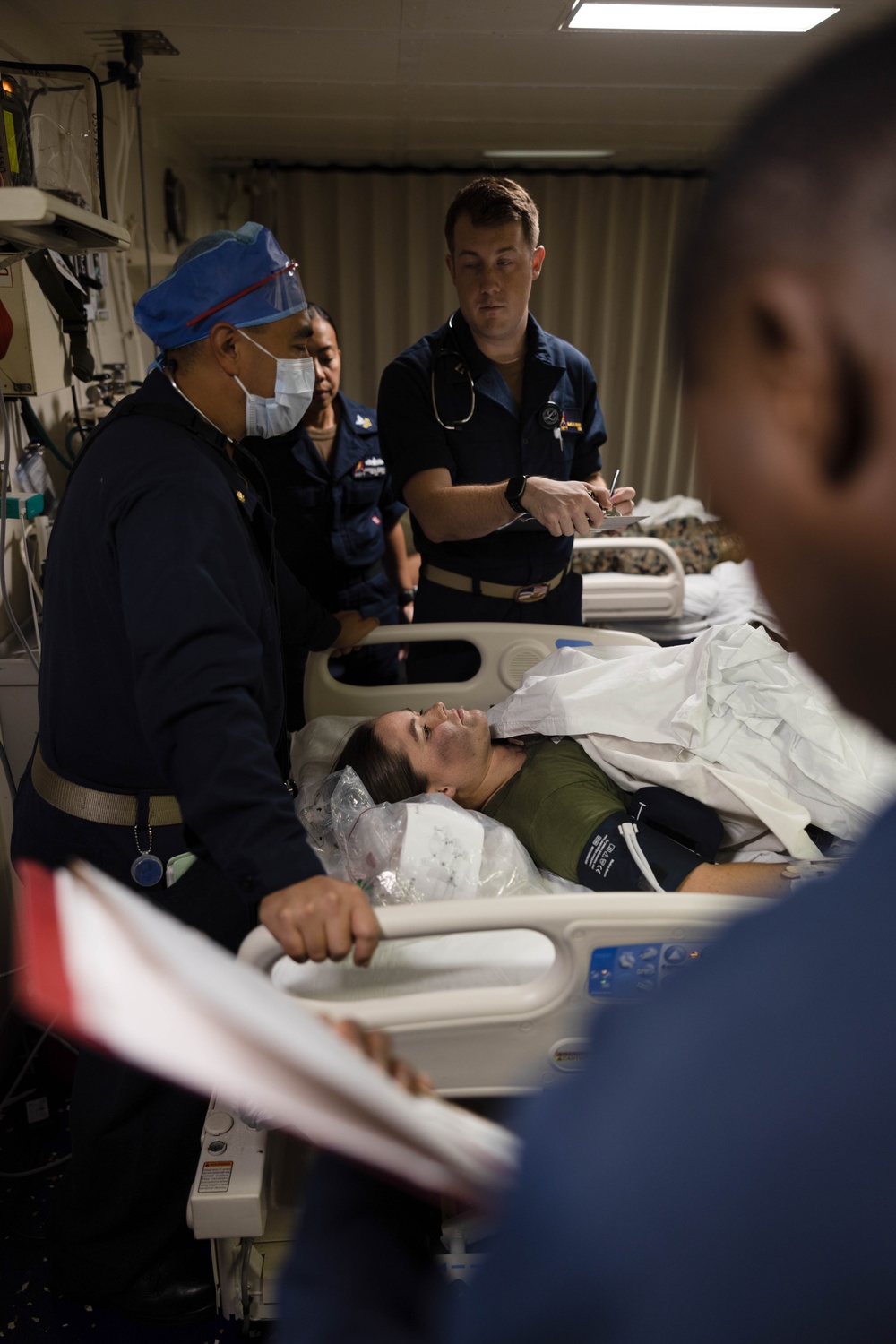 Mass Casualty Exercise on the USS America