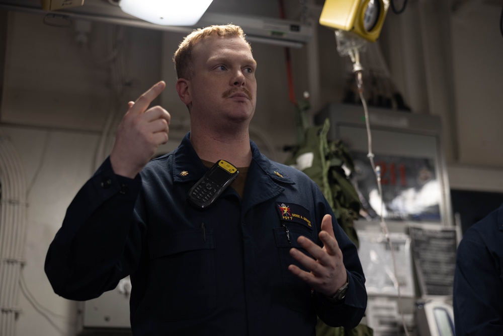 Mass Casualty Exercise on the USS America