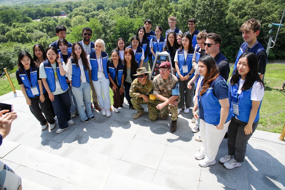 United Nations Korean War Veterans Descendants Visit Joint Security Area