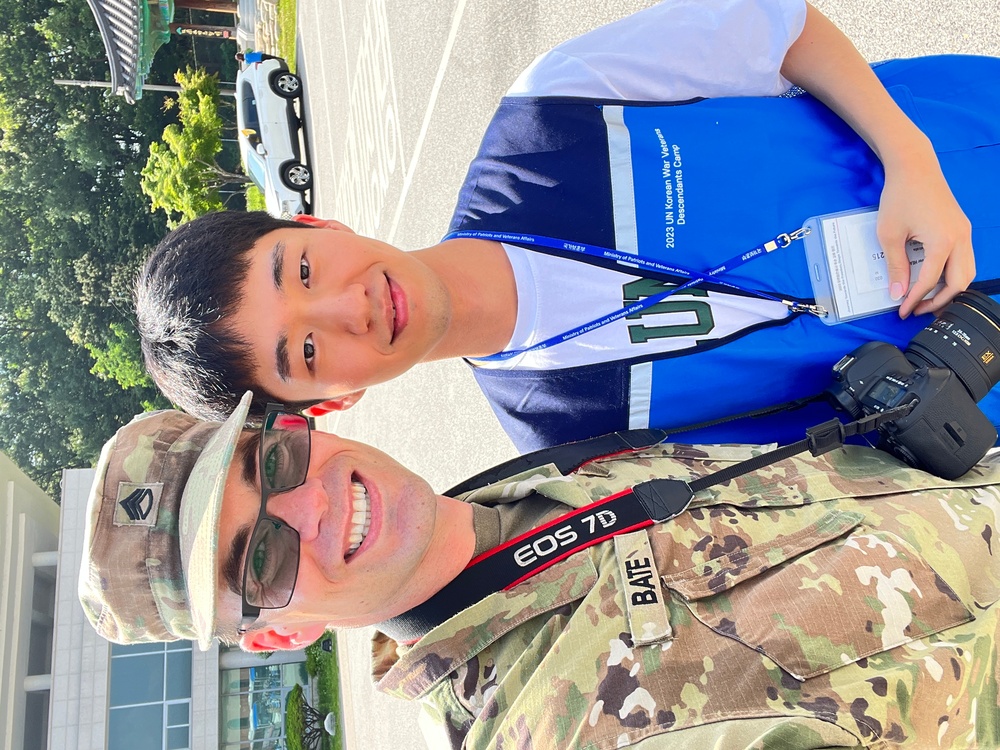 United Nations Korean War Veterans Descendants Visit Joint Security Area