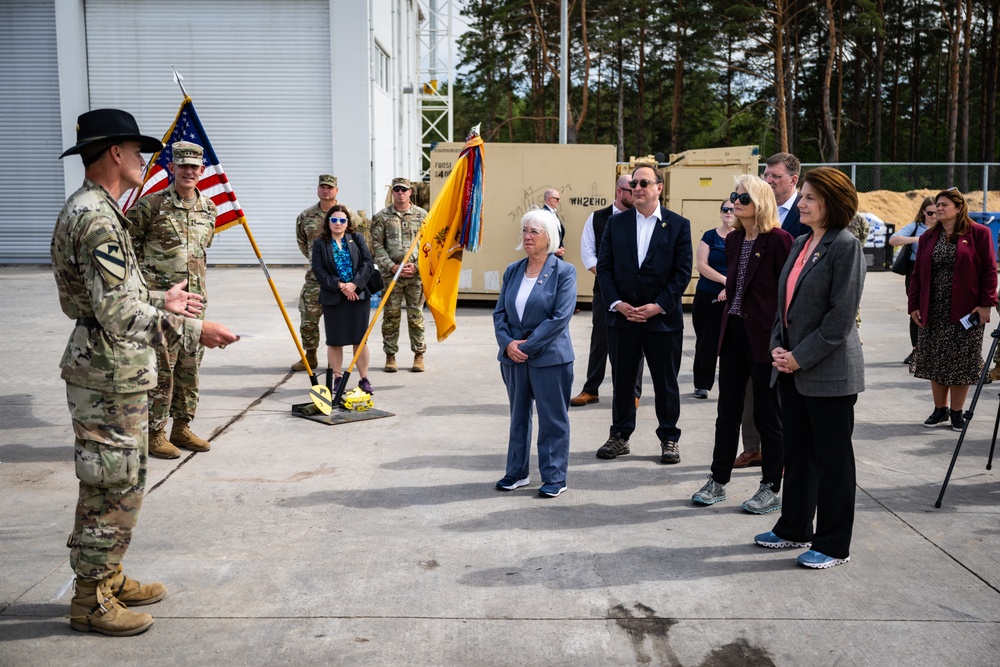 Congressional Member Delegation Visits Soldiers in Lithuania