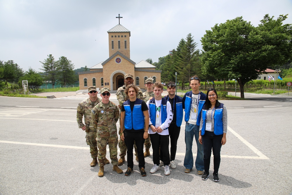 United Nations Korean War Veterans Descendants Visit Joint Security Area