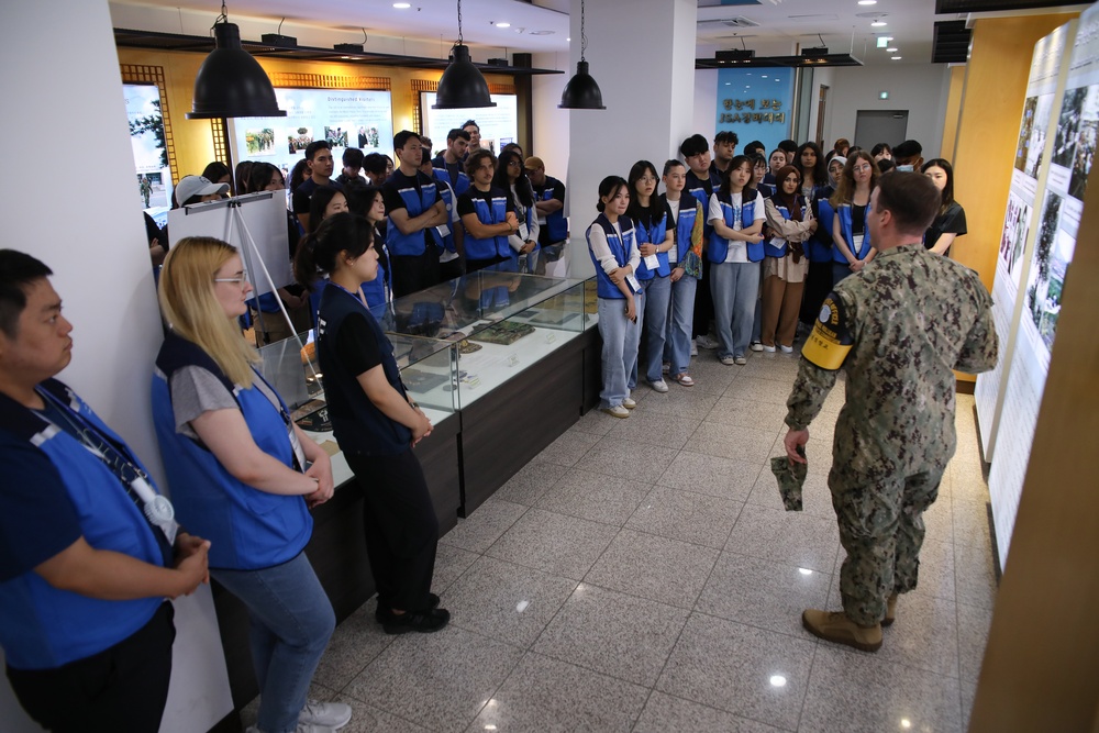 United Nations Korean War Veterans Descendants Visit Joint Security Area