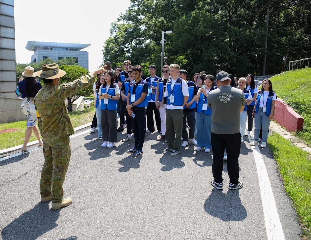 United Nations Korean War Veterans Descendants Visit Joint Security Area