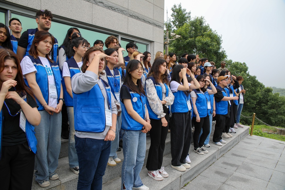 United Nations Korean War Veterans Descendants Visit Joint Security Area