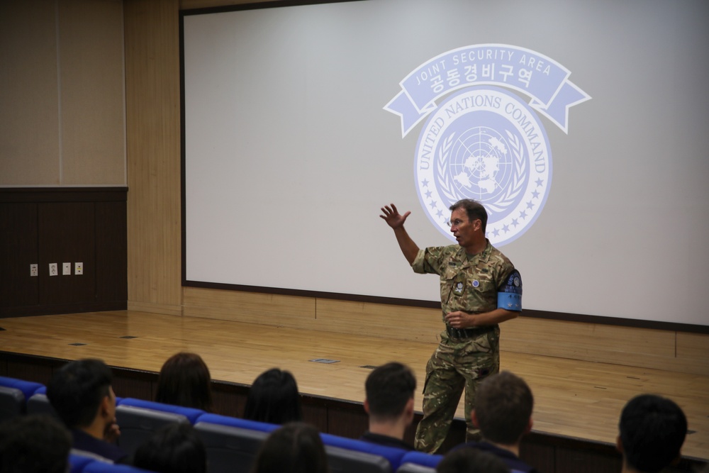 United Nations Korean War Veterans Descendants Visit Joint Security Area