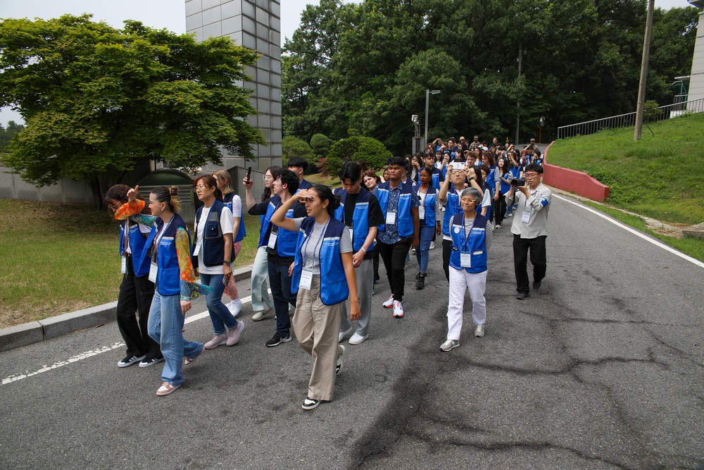 United Nations Korean War Veterans Descendants Visit Joint Security Area