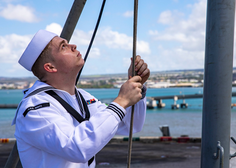 Nimitz Conducts Flight Ops