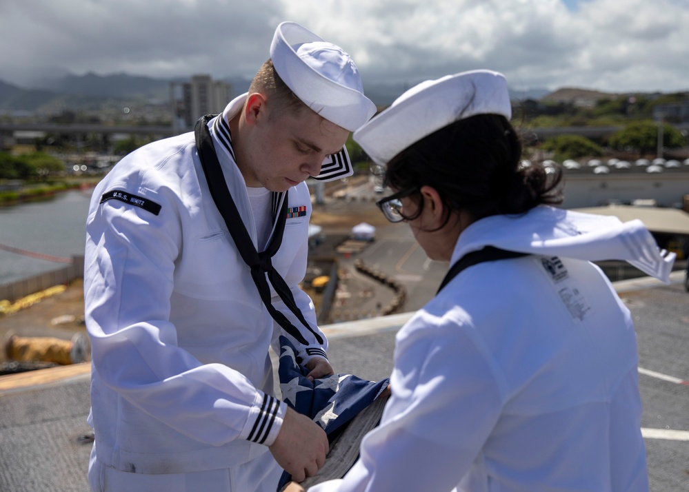 Nimitz Conducts Flight Ops