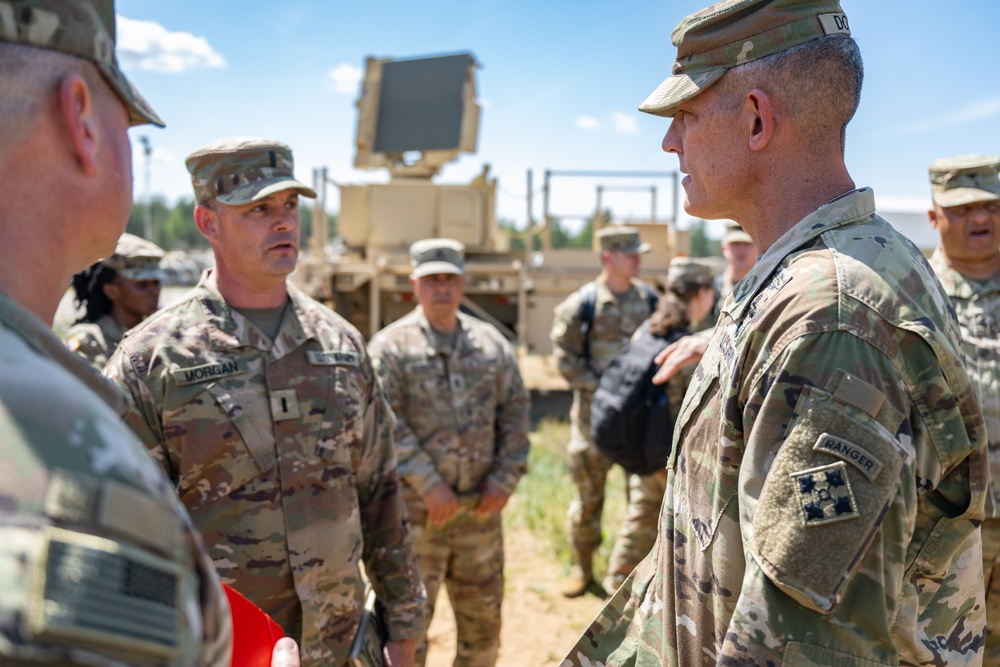 Maj. Gen. David Doyle Visits Soldiers in Lithuania