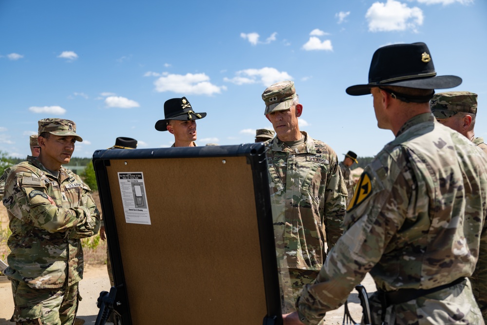 Maj. Gen. David Doyle Visits Soldiers in Lithuania