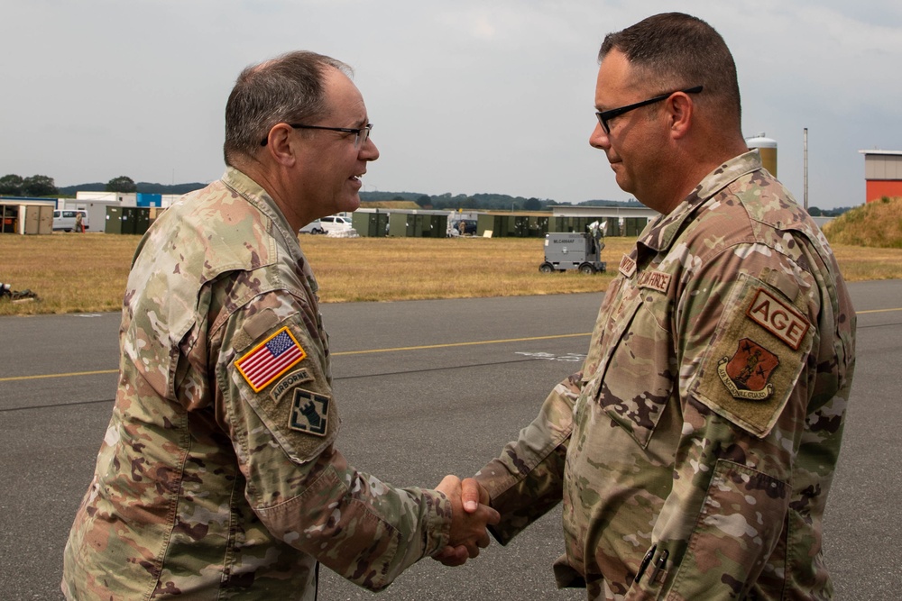 Michigan National Guard senior leaders recognize Airmen