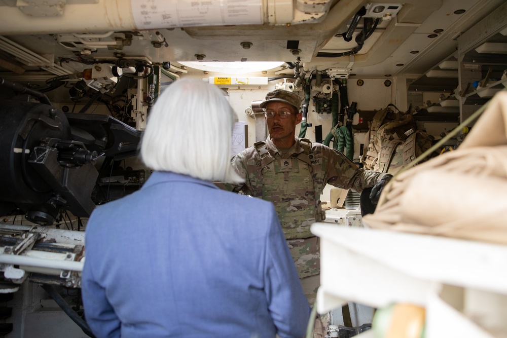 U.S. Congressional delegation visits 4th Infantry Division, 1st Cavalry Division Soldiers in Pabrade, Lithuania