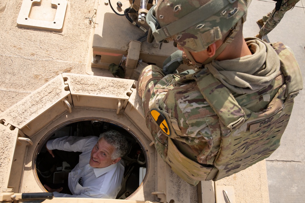 U.S. Congressional delegation visits 4th Infantry Division, 1st Cavalry Division Soldiers in Pabrade, Lithuania