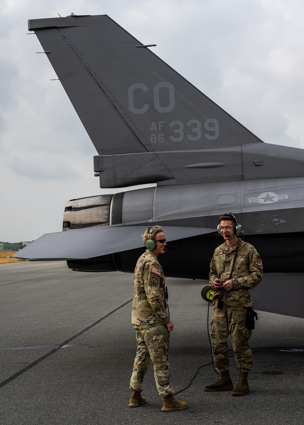 Colorado Adjutant General Visits Troops at Air Defender 2023