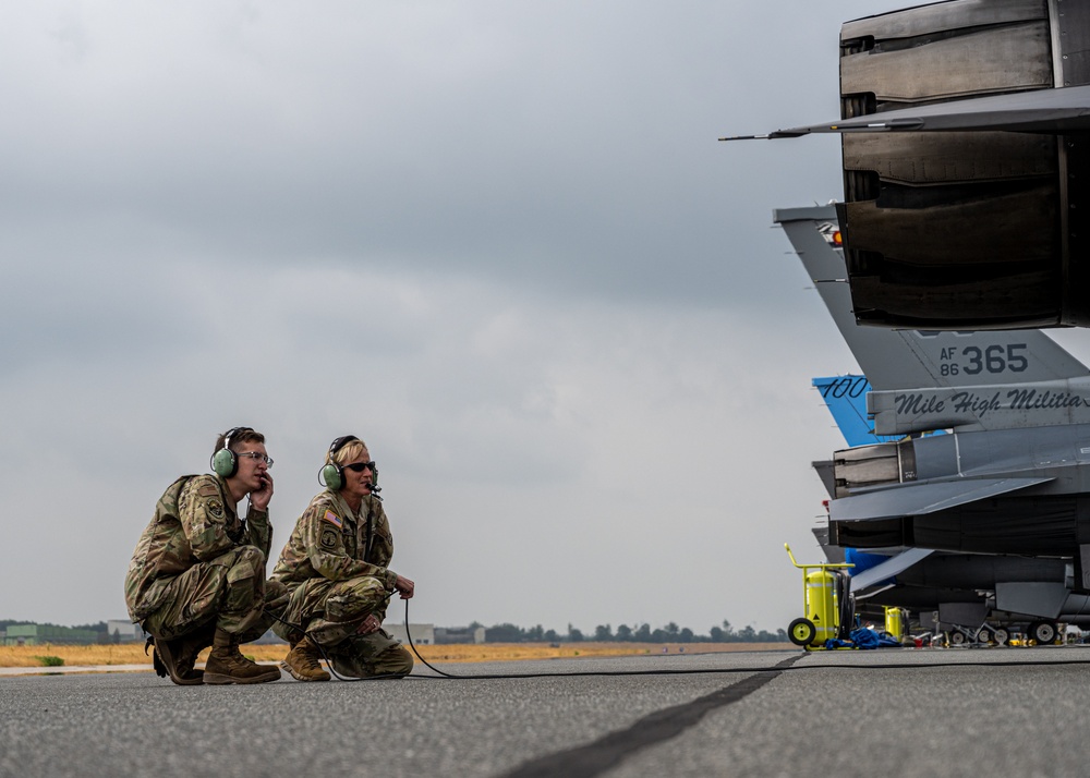 Colorado Adjutant General Visits Troops at Air Defender 2023