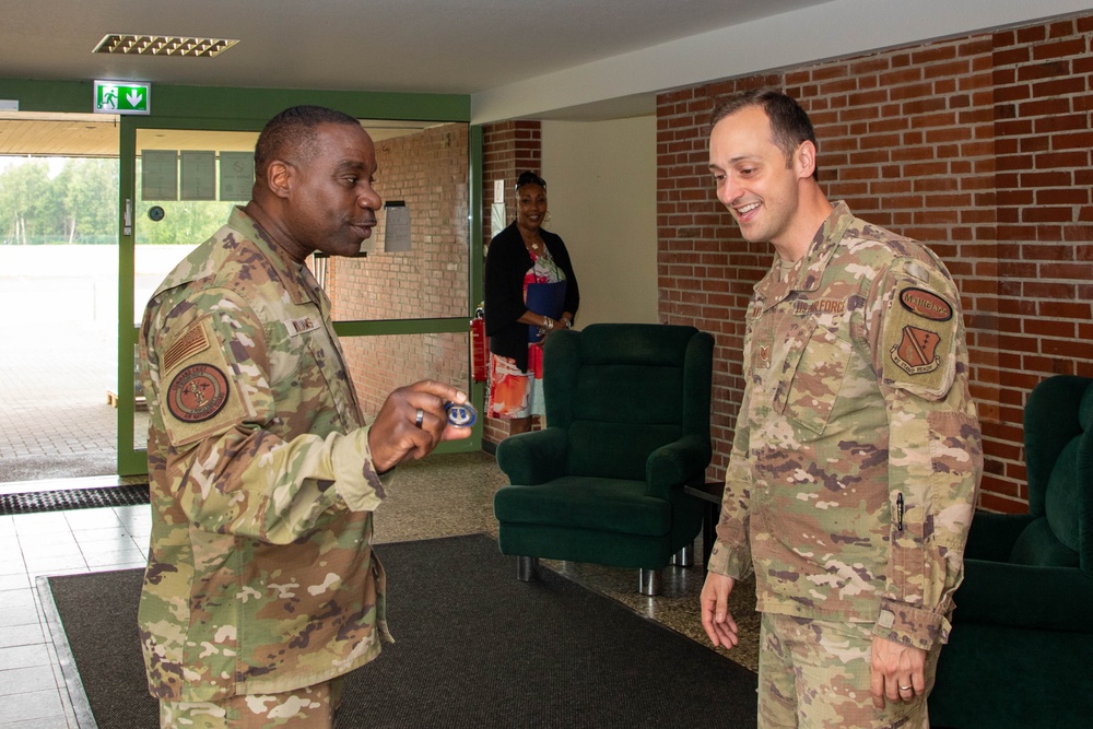 Air National Guard Command Chief visits troops in Germany