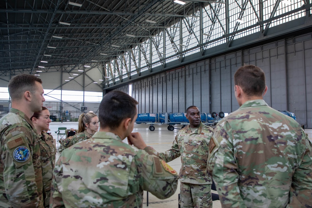 Air National Guard Command Chief visits troops in Germany