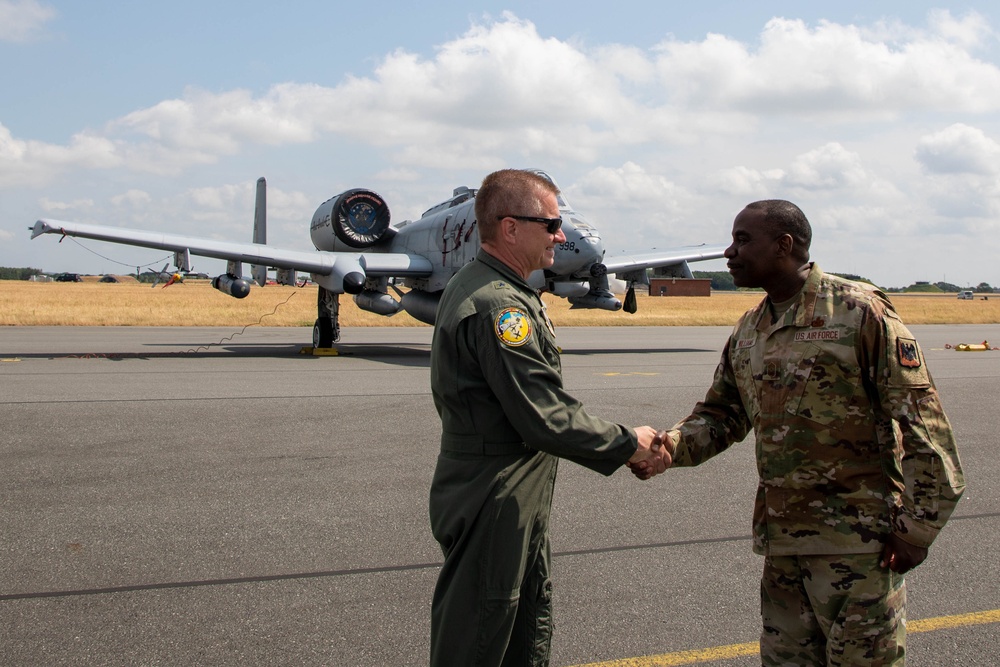 Air National Guard Command Chief visits troops in Germany