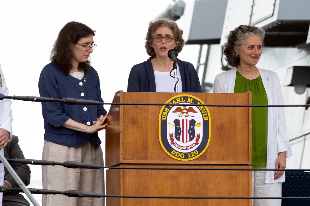 USS Carl M. Levin Commissioning