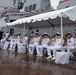 Navy Band performs at the commissioning ceremony of the U.S.S. Carl M. Levin