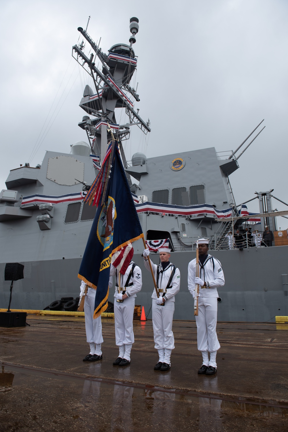 Navy Band Performs at Commissioning Ceremony of U.S.S. Carl M. Levin