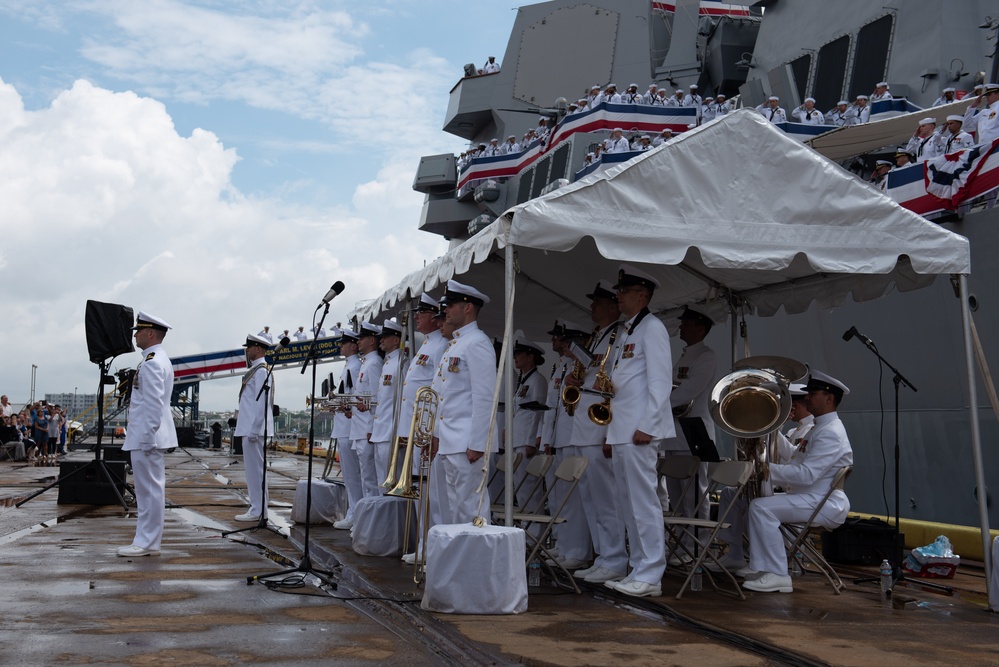 Navy Band Performs at Commissioning Ceremony of U.S.S. Carl M. Levin