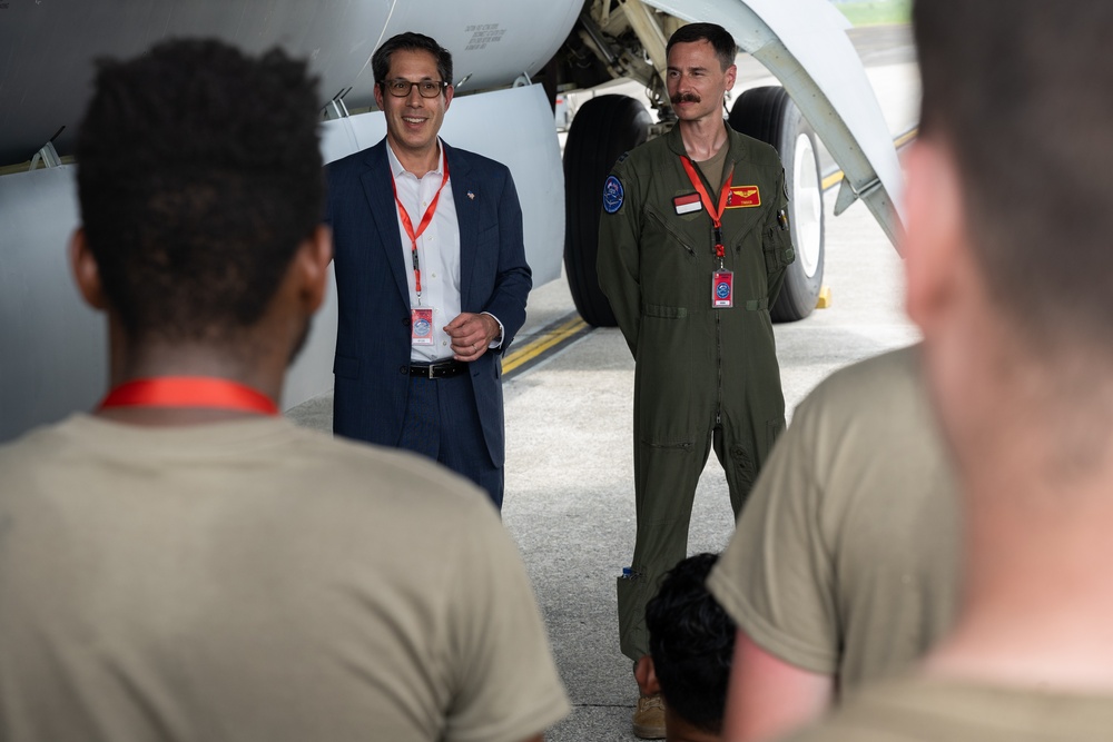 US Embassy Jakarta official visits US Airmen deployed to Indonesia