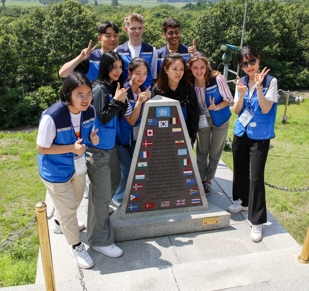 United Nations Korean War Veterans Descendants Visit Joint Security Area