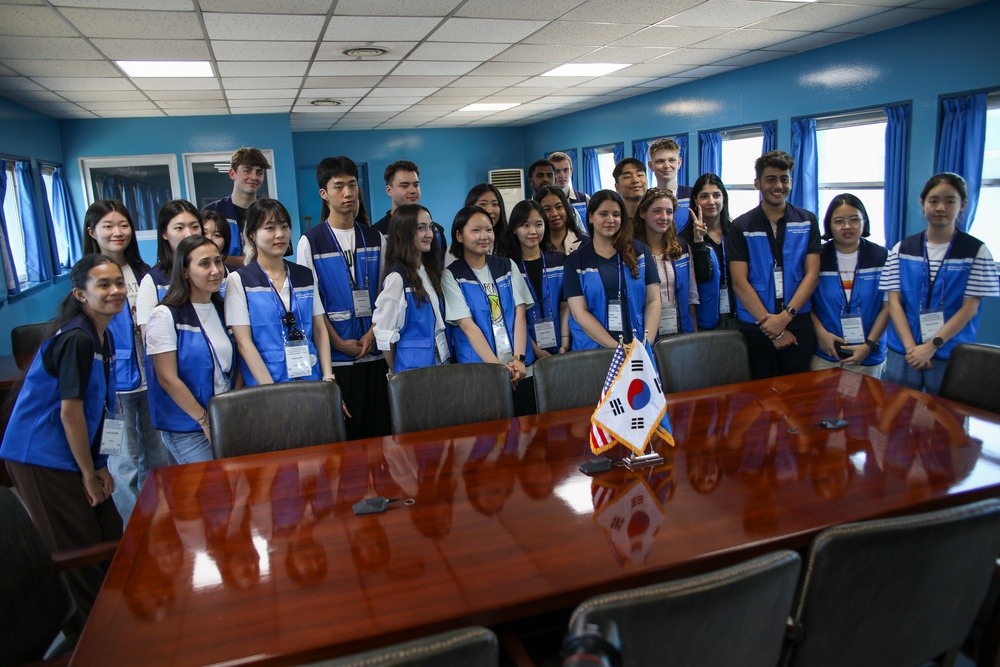 United Nations Korean War Veterans Descendants Visit Joint Security Area