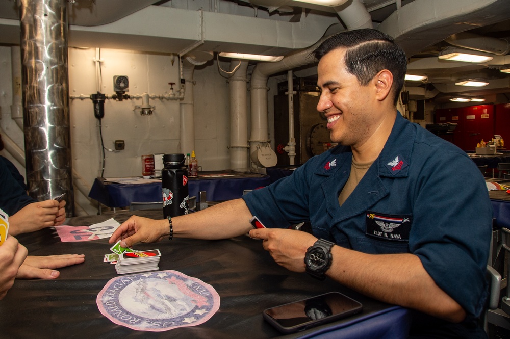 USS Ronald Reagan (CVN 76) Sailors attend GLASS meeting