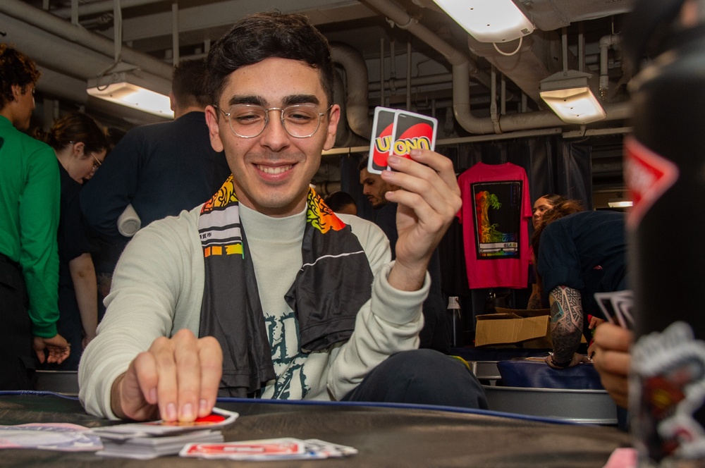 USS Ronald Reagan (CVN 76) Sailors attend GLASS meeting