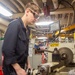 USS Ronald Reagan (CVN 76) repairs parts for French navy Aquitane-class frigate Lorraine (D657)