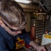 USS Ronald Reagan (CVN 76) repairs parts for French navy Aquitane-class frigate Lorraine (D657)