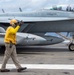 USS Ronald Reagan (CVN 76) Sailors conduct flight operations