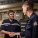 USS Ronald Reagan (CVN 76) machine repair shop hosts French naval officer