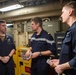 USS Ronald Reagan (CVN 76) machine repair shop hosts French naval officer