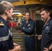 USS Ronald Reagan (CVN 76) machine repair shop hosts French naval officer
