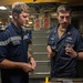 USS Ronald Reagan (CVN 76) machine repair shop hosts French naval officer