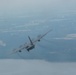 A U.S. Air Force C-130 Hercules aircrafts performs tactical maneuvers at exercise Air Defender 2023