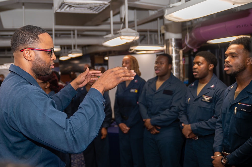 USS Ronald Reagan (CVN 76) celebrates Juneteenth