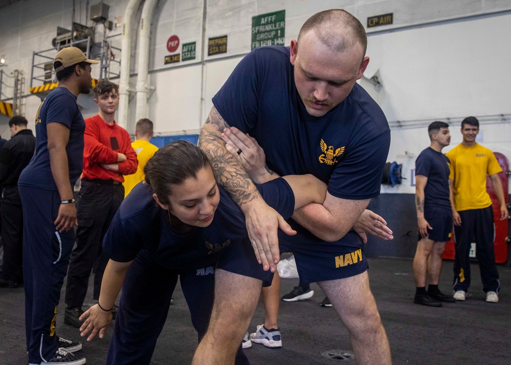 Daily Operations Aboard USS George H.W. Bush (CVN 77)