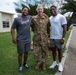 Roquan Smith, Jonathan Abram visit Kadena