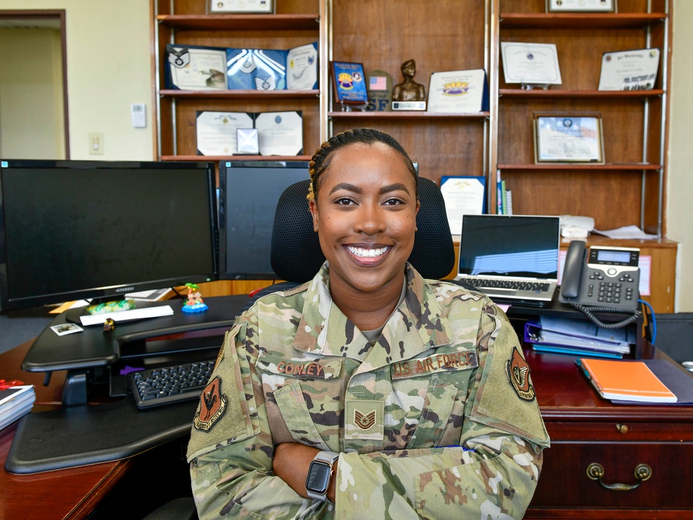 TSgt Jolaun Conley Supervisor of the Month