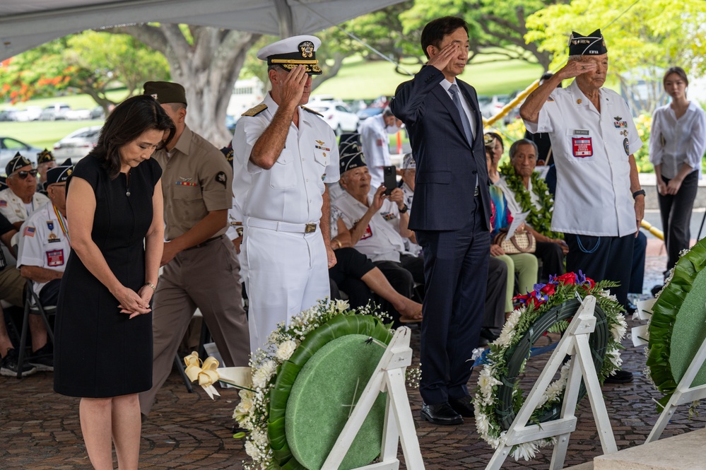 CDRUSINDOPACOM Attends 73rd Korean War Commemoration